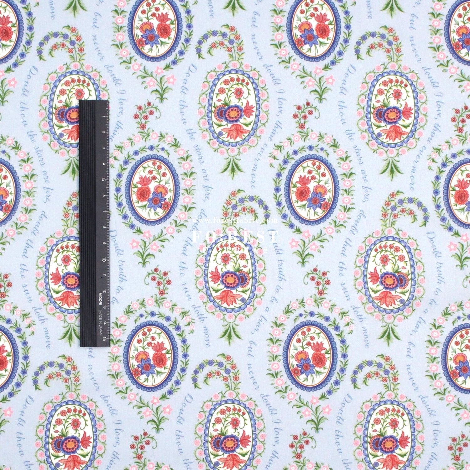 Liberty of London (Cotton Tana Lawn Fabric) - Love Poem - FO:REST Fabric 布恩堂Liberty fabrictana lawnjapanese fabricykk zipper