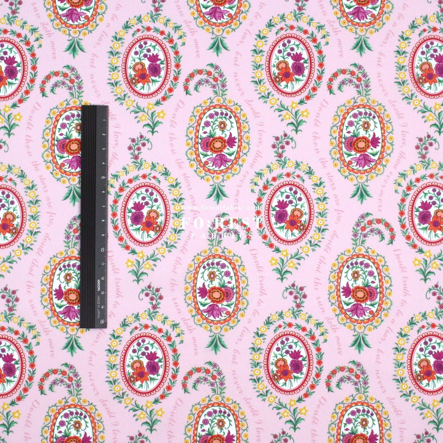 Liberty of London (Cotton Tana Lawn Fabric) - Love Poem - FO:REST Fabric 布恩堂Liberty fabrictana lawnjapanese fabricykk zipper