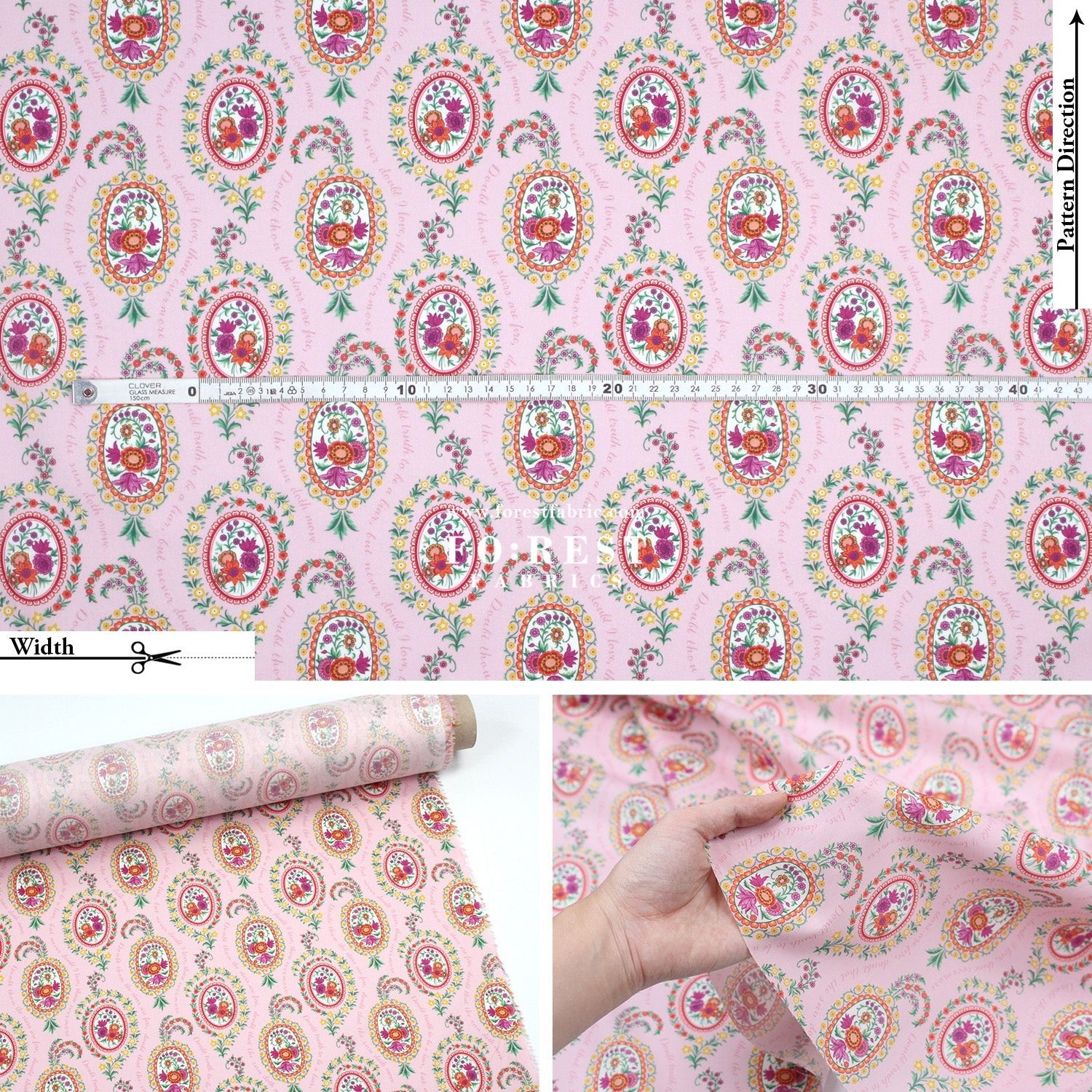 Liberty of London (Cotton Tana Lawn Fabric) - Love Poem - FO:REST Fabric 布恩堂Liberty fabrictana lawnjapanese fabricykk zipper