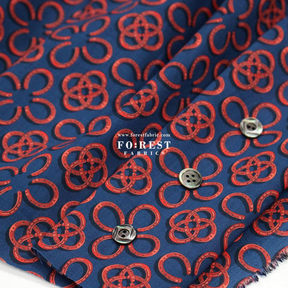 Liberty of London (Cotton Tana Lawn Fabric) - Lucky Horseshoe - FO:REST Fabric 布恩堂Liberty fabrictana lawnjapanese fabricykk zipper