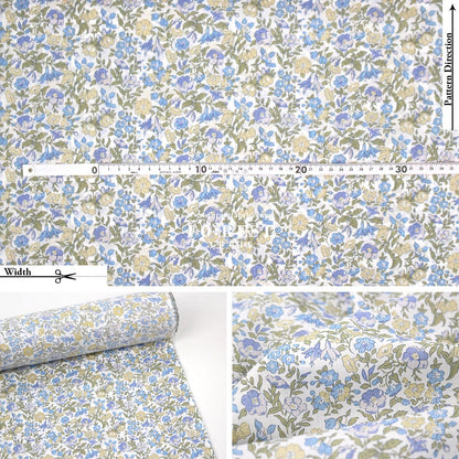 Liberty of London (Cotton Tana Lawn Fabric) - Mamie - FO:REST Fabric 布恩堂Liberty fabrictana lawnjapanese fabricykk zipper