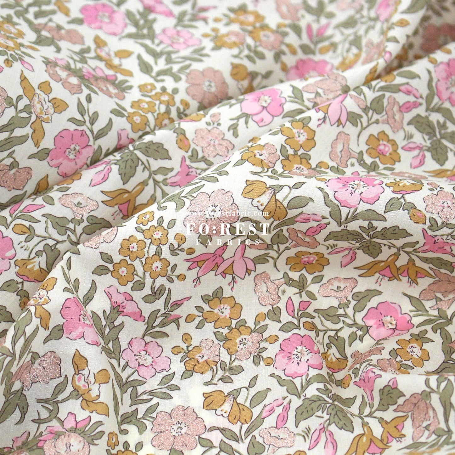 Liberty of London (Cotton Tana Lawn Fabric) - Mamie - FO:REST Fabric 布恩堂Liberty fabrictana lawnjapanese fabricykk zipper