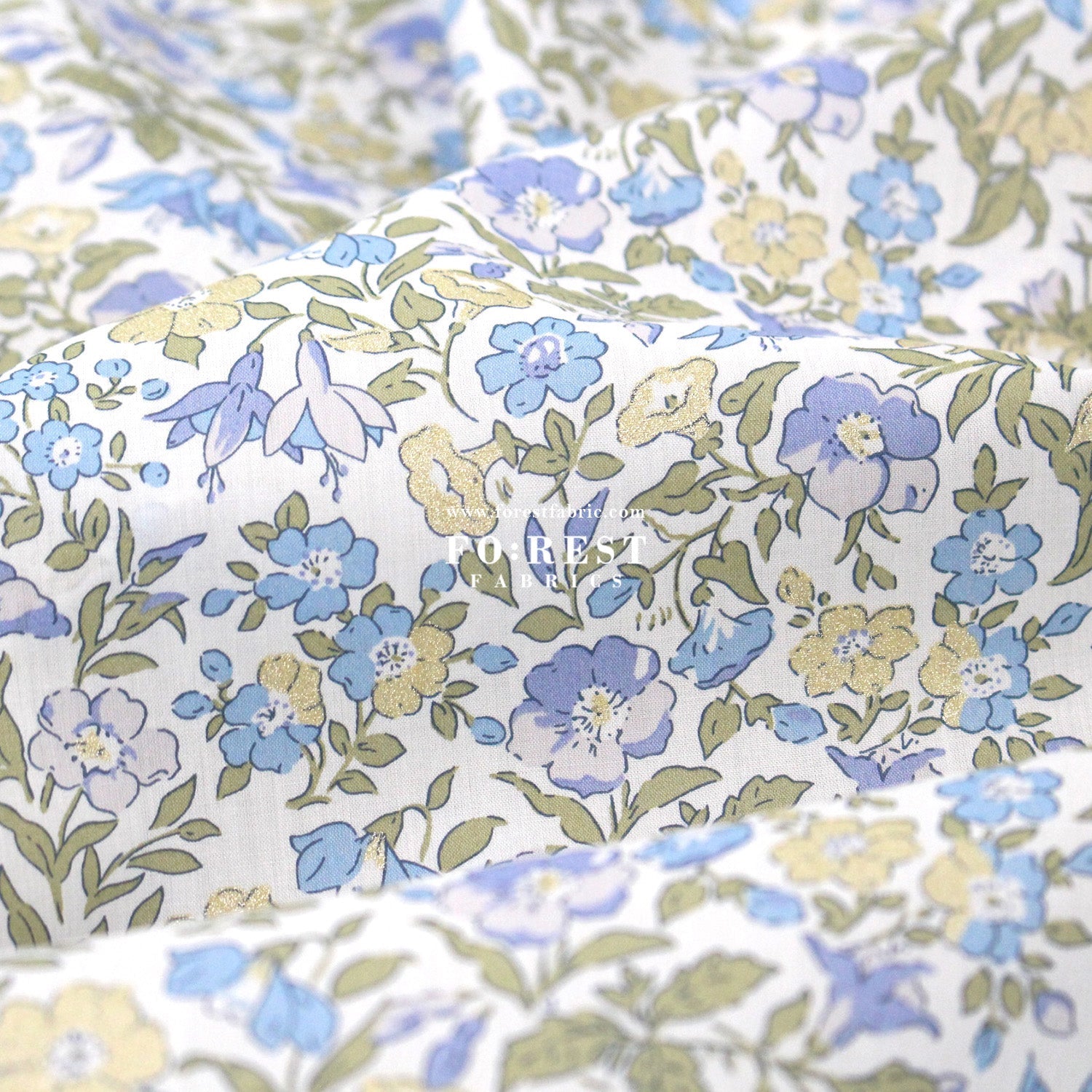 Liberty of London (Cotton Tana Lawn Fabric) - Mamie - FO:REST Fabric 布恩堂Liberty fabrictana lawnjapanese fabricykk zipper