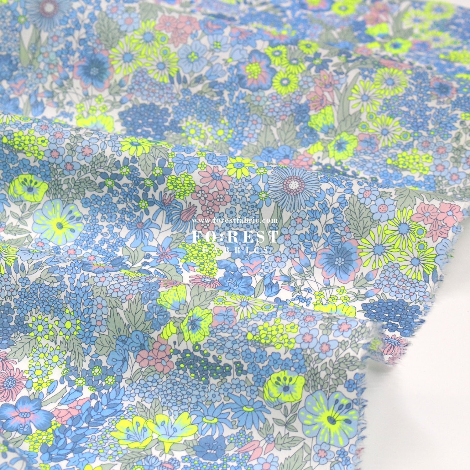 Liberty of London (Cotton Tana Lawn Fabric) - Margaret annie N - FO:REST Fabric 布恩堂Liberty fabrictana lawnjapanese fabricykk zipper