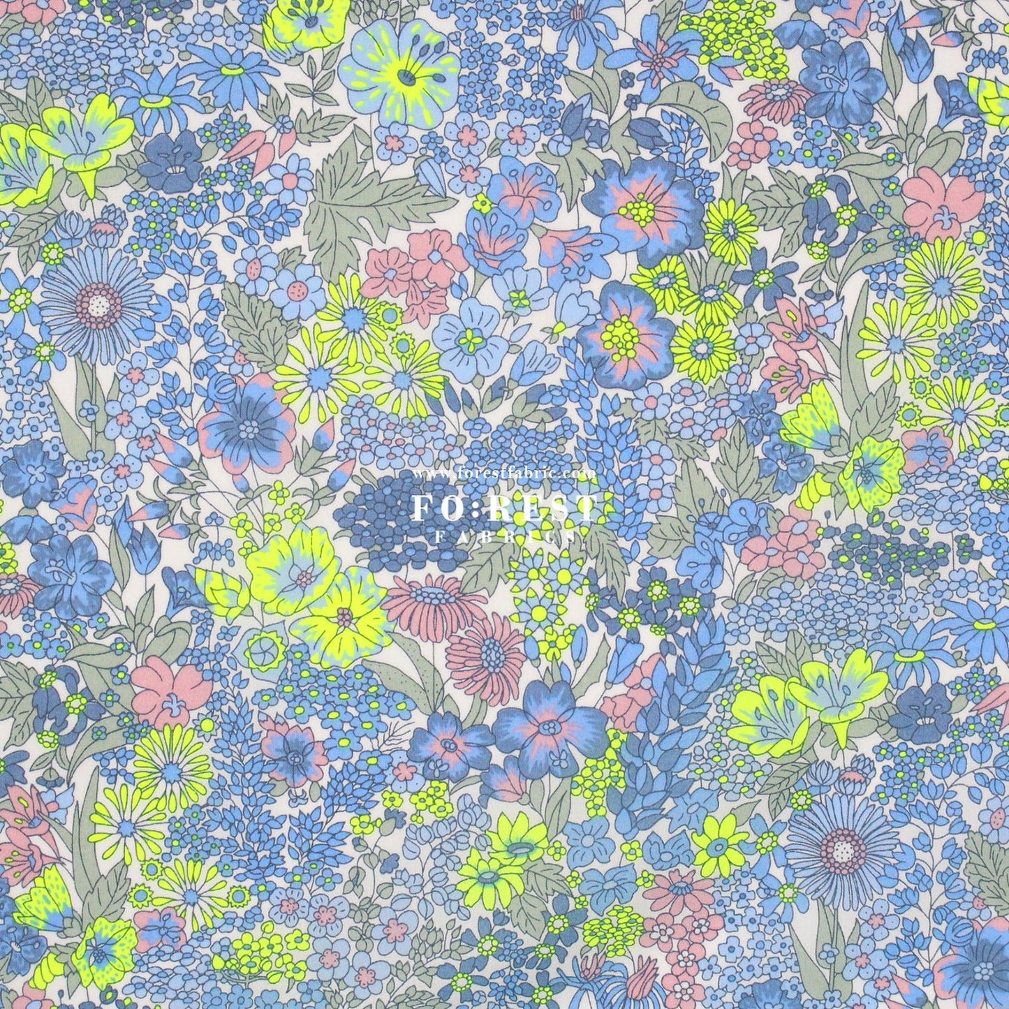Liberty of London (Cotton Tana Lawn Fabric) - Margaret annie N - FO:REST Fabric 布恩堂Liberty fabrictana lawnjapanese fabricykk zipper