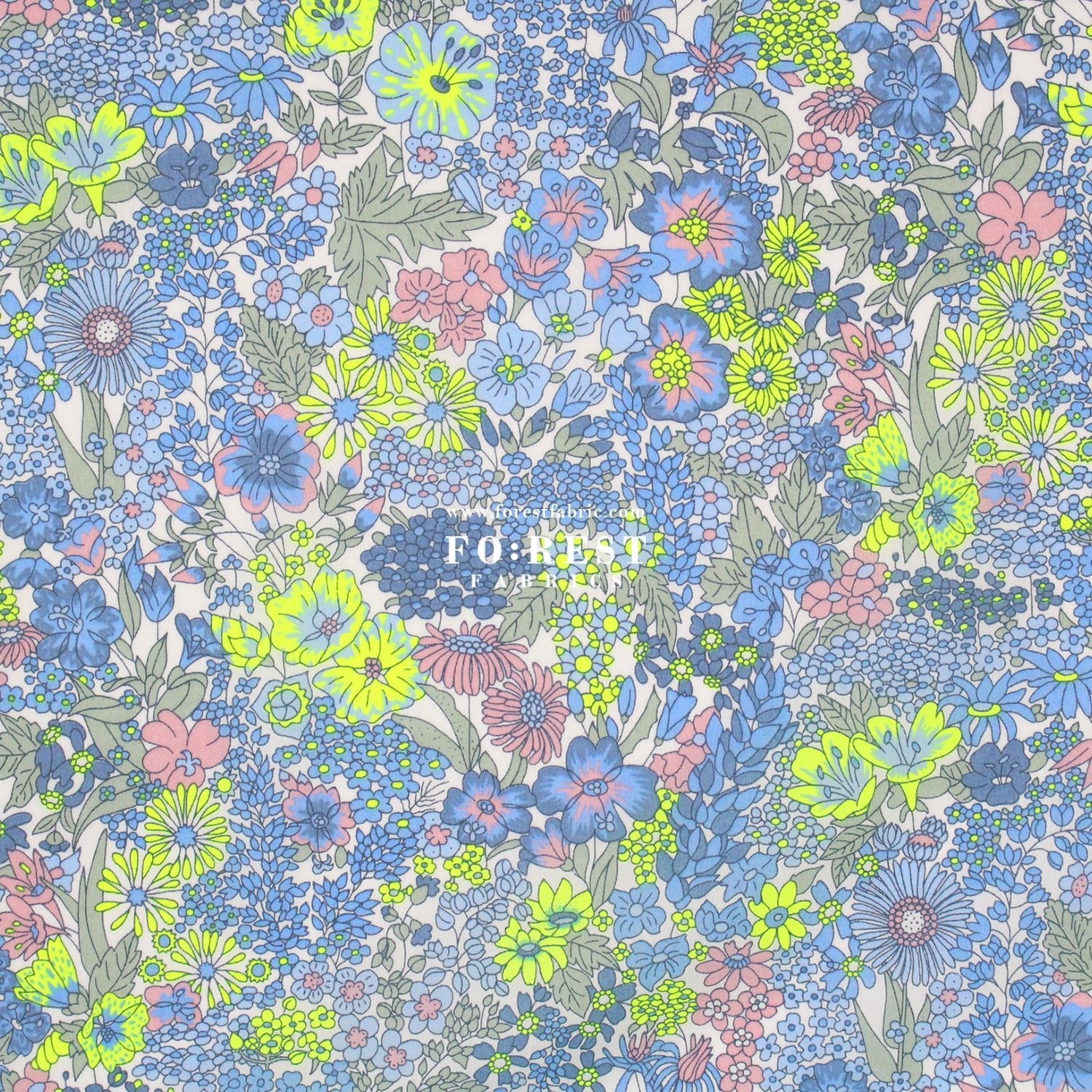 Liberty of London (Cotton Tana Lawn Fabric) - Margaret annie N - FO:REST Fabric 布恩堂Liberty fabrictana lawnjapanese fabricykk zipper