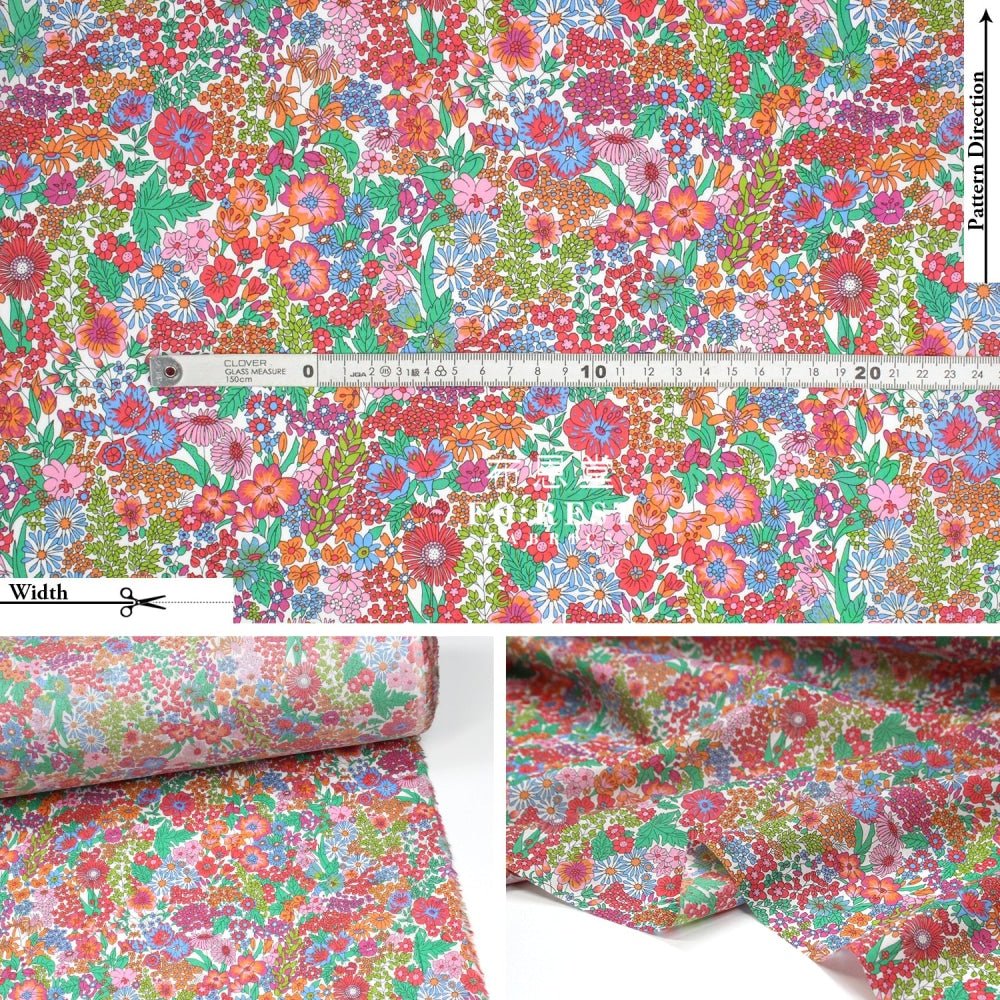 Liberty of London (Cotton Tana Lawn Fabric) - Margaret annie - FO:REST Fabric 布恩堂Liberty fabrictana lawnjapanese fabricykk zipper