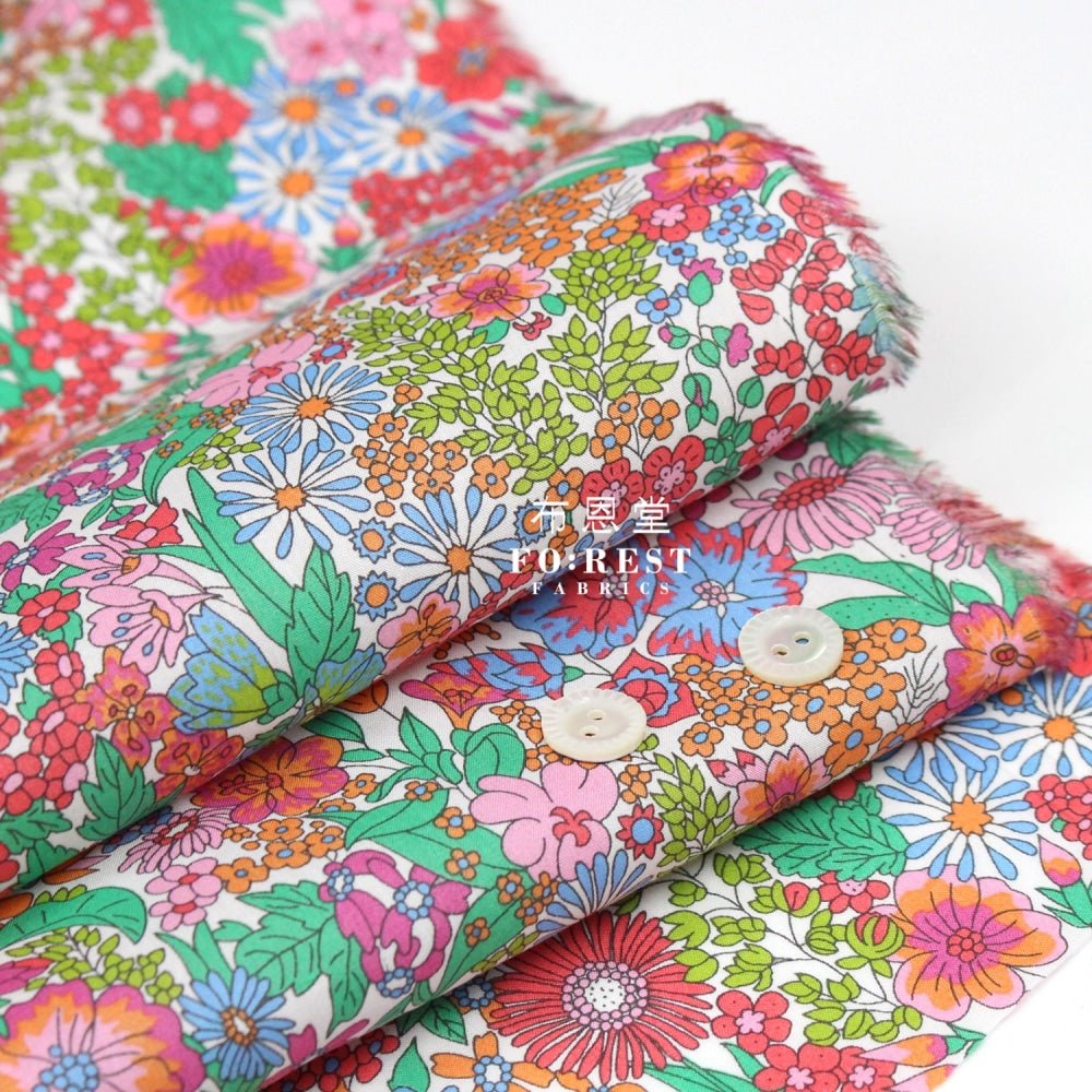 Liberty of London (Cotton Tana Lawn Fabric) - Margaret annie - FO:REST Fabric 布恩堂Liberty fabrictana lawnjapanese fabricykk zipper