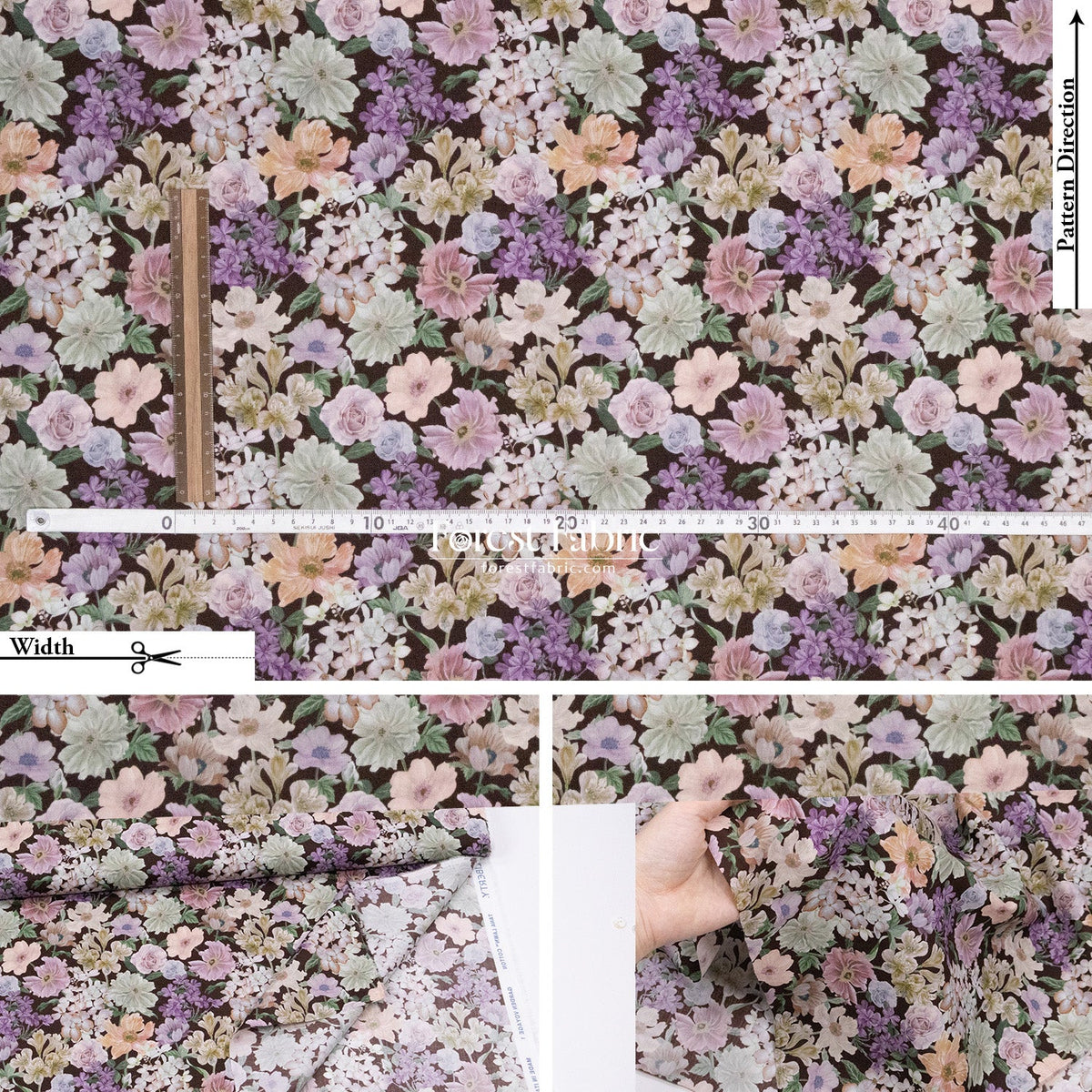 Liberty of London (Cotton Tana Lawn Fabric) - Marina's Walk - FO:REST Fabric 布恩堂Liberty fabrictana lawnjapanese fabricykk zipper