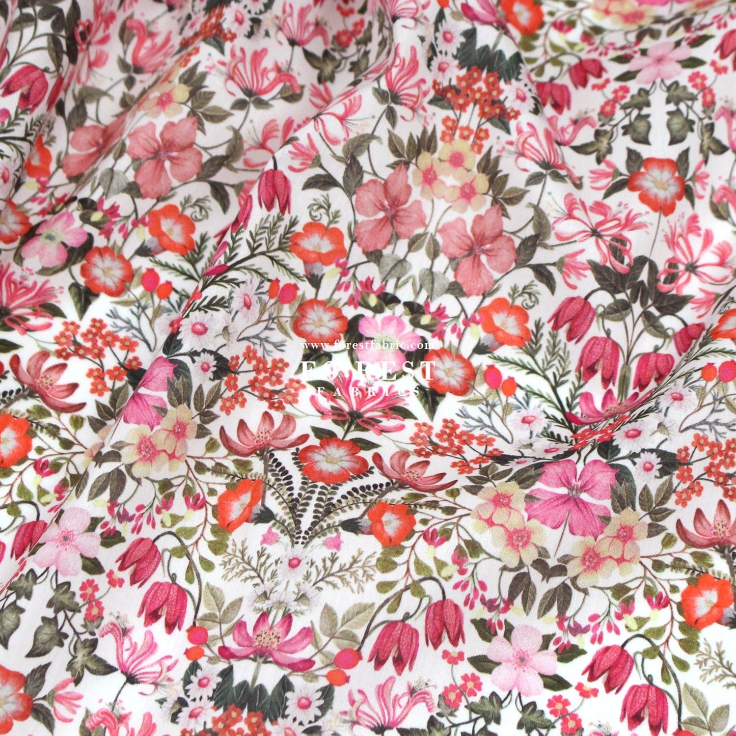Liberty of London (Cotton Tana Lawn Fabric) - Mary Patricia A - FO:REST Fabric 布恩堂Liberty fabrictana lawnjapanese fabricykk zipper