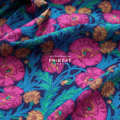 Liberty of London (Cotton Tana Lawn Fabric) - Maud's poseyA - FO:REST Fabric 布恩堂Liberty fabrictana lawnjapanese fabricykk zipper