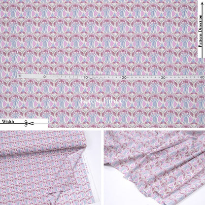 Liberty of London (Cotton Tana Lawn Fabric) - Mauverina - FO:REST Fabric 布恩堂Liberty fabrictana lawnjapanese fabricykk zipper