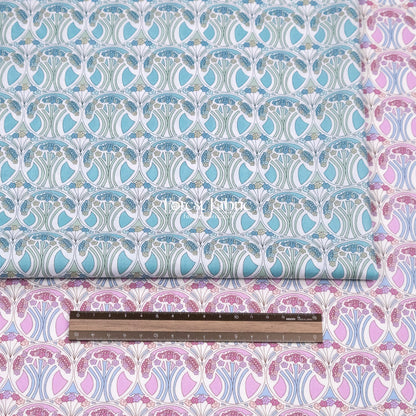 Liberty of London (Cotton Tana Lawn Fabric) - Mauverina - FO:REST Fabric 布恩堂Liberty fabrictana lawnjapanese fabricykk zipper
