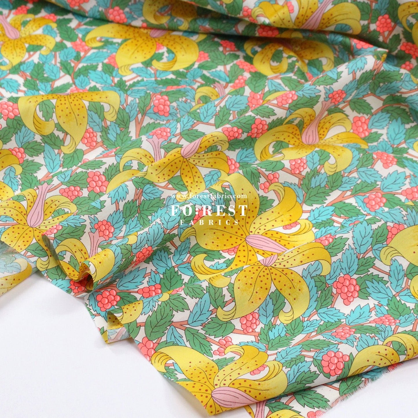 Liberty of London (Cotton Tana Lawn Fabric) - Mawson MelBury - FO:REST Fabric 布恩堂Liberty fabrictana lawnjapanese fabricykk zipper