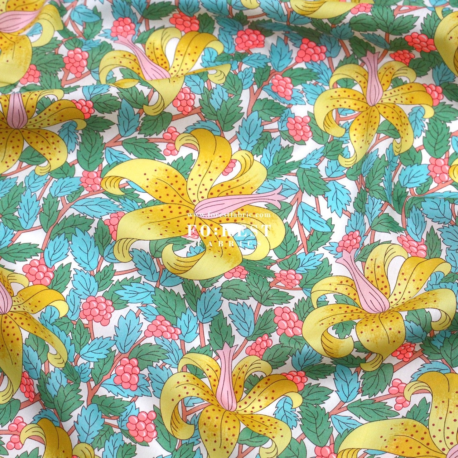 Liberty of London (Cotton Tana Lawn Fabric) - Mawson MelBury - FO:REST Fabric 布恩堂Liberty fabrictana lawnjapanese fabricykk zipper