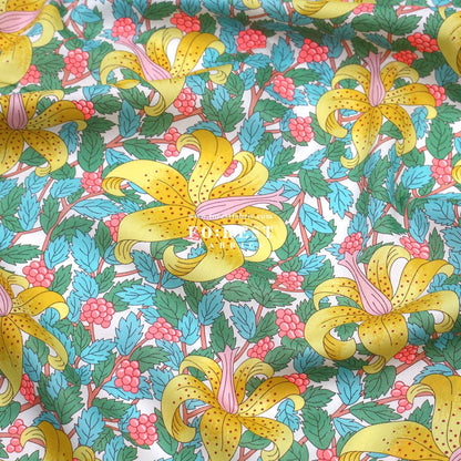 Liberty of London (Cotton Tana Lawn Fabric) - Mawson MelBury - FO:REST Fabric 布恩堂Liberty fabrictana lawnjapanese fabricykk zipper