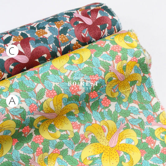 Liberty of London (Cotton Tana Lawn Fabric) - Mawson MelBury - FO:REST Fabric 布恩堂Liberty fabrictana lawnjapanese fabricykk zipper