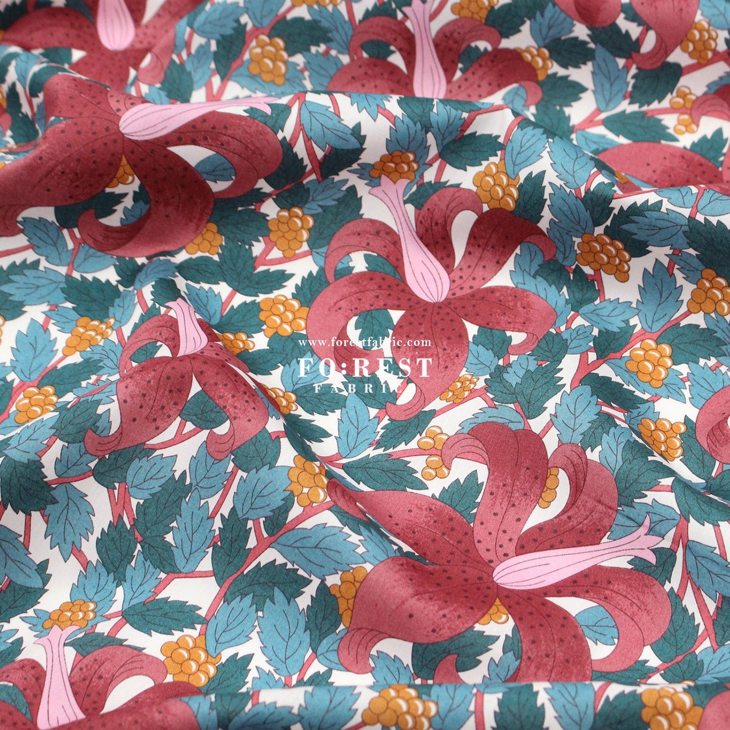 Liberty of London (Cotton Tana Lawn Fabric) - Mawson MelBury - FO:REST Fabric 布恩堂Liberty fabrictana lawnjapanese fabricykk zipper