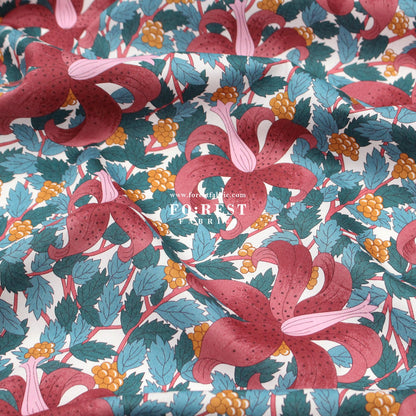 Liberty of London (Cotton Tana Lawn Fabric) - Mawson MelBury - FO:REST Fabric 布恩堂Liberty fabrictana lawnjapanese fabricykk zipper