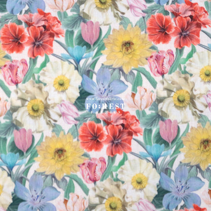 Liberty of London (Cotton Tana Lawn Fabric) - Melody Blooms - FO:REST Fabric 布恩堂Liberty fabrictana lawnjapanese fabricykk zipper