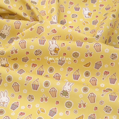 Liberty of London (Cotton Tana Lawn Fabric) - Miffy A SWEET BIRTHDAY - FO:REST Fabric 布恩堂Liberty fabrictana lawnjapanese fabricykk zipper
