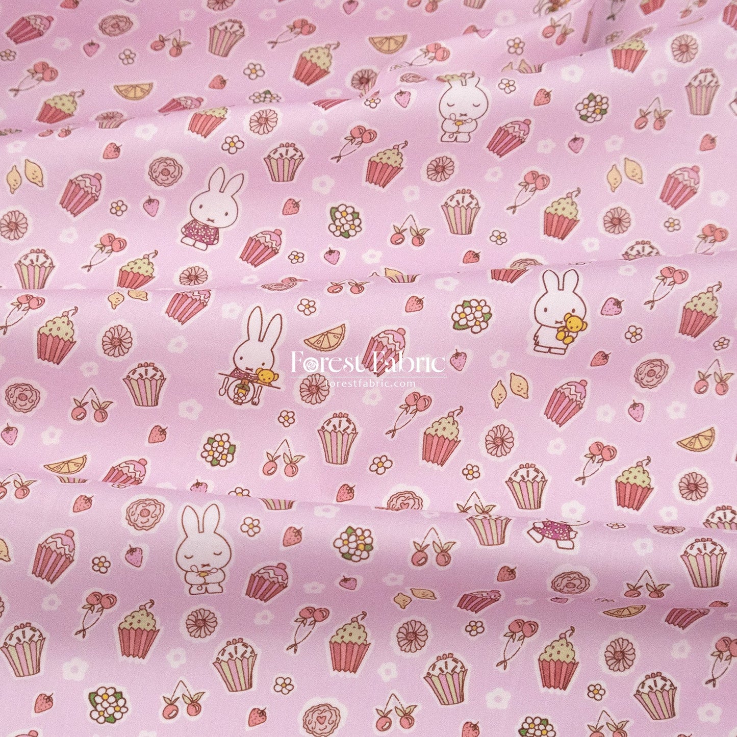 Liberty of London (Cotton Tana Lawn Fabric) - Miffy A SWEET BIRTHDAY - FO:REST Fabric 布恩堂Liberty fabrictana lawnjapanese fabricykk zipper