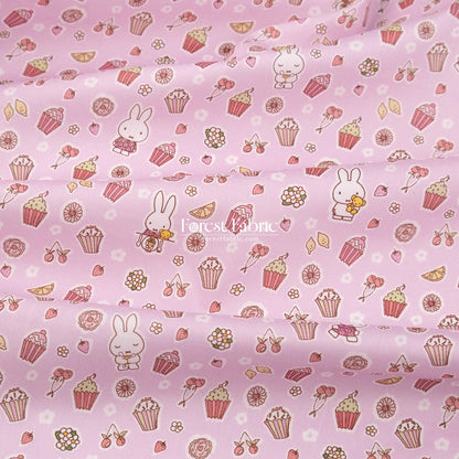 Liberty of London (Cotton Tana Lawn Fabric) - Miffy A SWEET BIRTHDAY - FO:REST Fabric 布恩堂Liberty fabrictana lawnjapanese fabricykk zipper