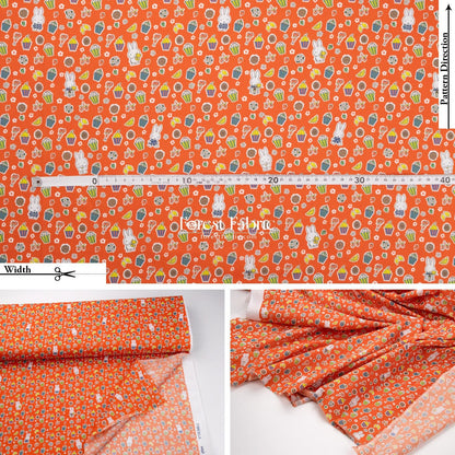 Liberty of London (Cotton Tana Lawn Fabric) - Miffy A SWEET BIRTHDAY - FO:REST Fabric 布恩堂Liberty fabrictana lawnjapanese fabricykk zipper