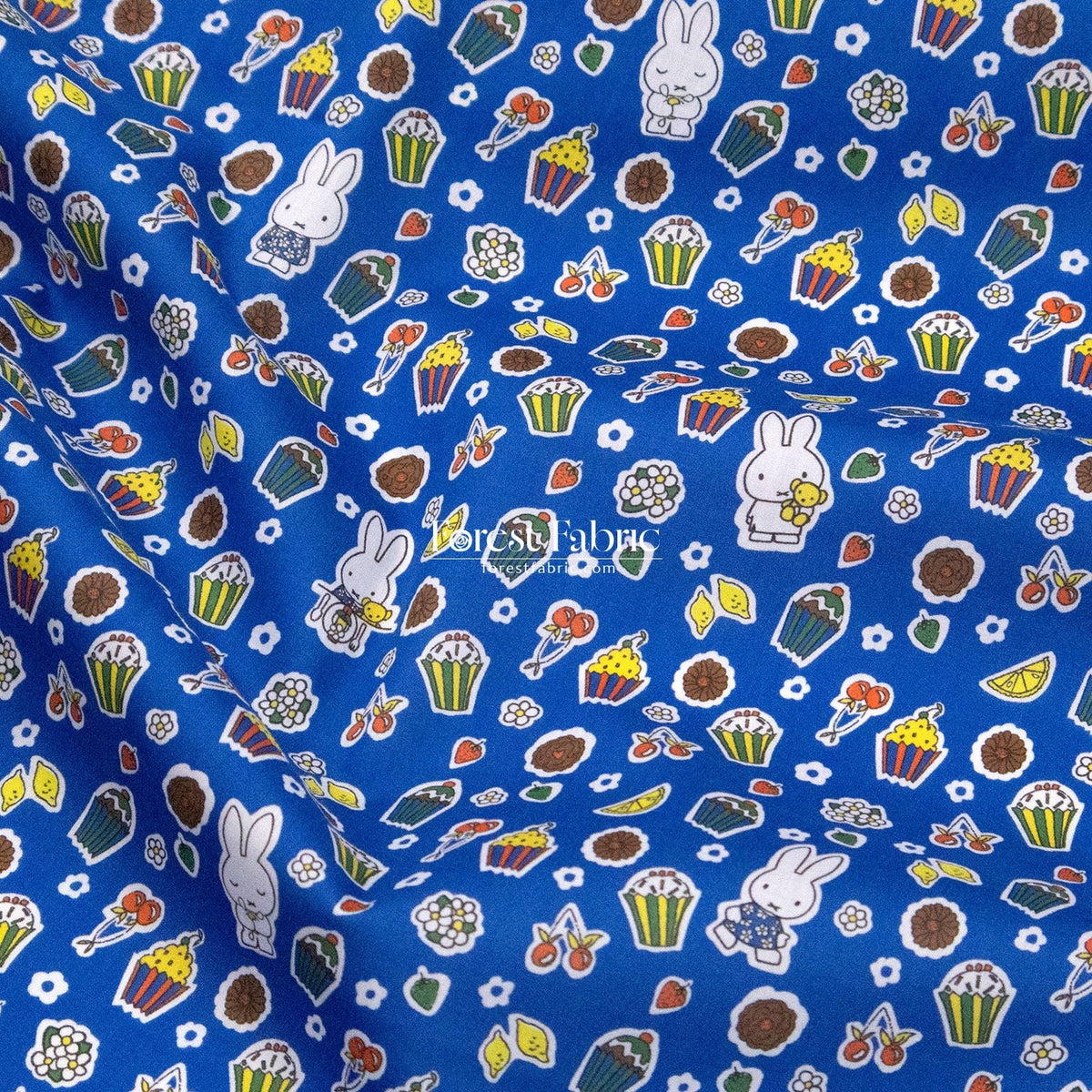Liberty of London (Cotton Tana Lawn Fabric) - Miffy A SWEET BIRTHDAY - FO:REST Fabric 布恩堂Liberty fabrictana lawnjapanese fabricykk zipper