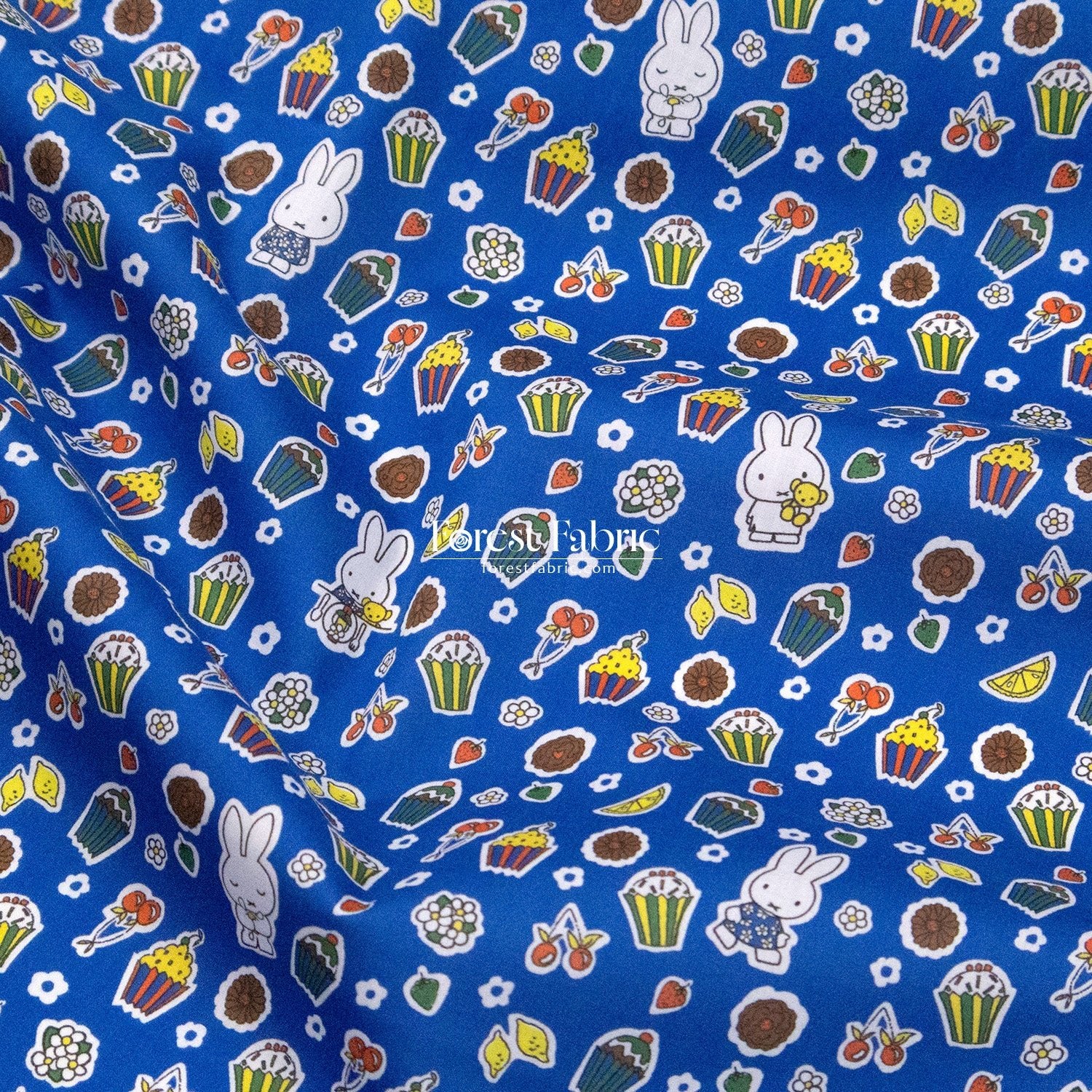 Liberty of London (Cotton Tana Lawn Fabric) - Miffy A SWEET BIRTHDAY - FO:REST Fabric 布恩堂Liberty fabrictana lawnjapanese fabricykk zipper