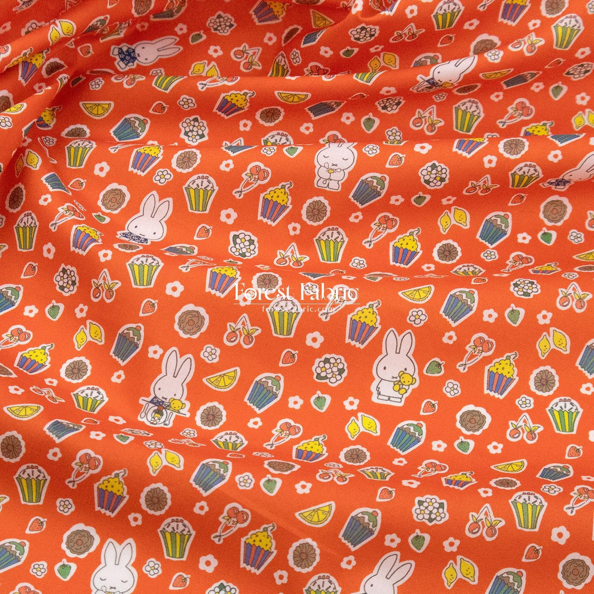 Liberty of London (Cotton Tana Lawn Fabric) - Miffy A SWEET BIRTHDAY - FO:REST Fabric 布恩堂Liberty fabrictana lawnjapanese fabricykk zipper