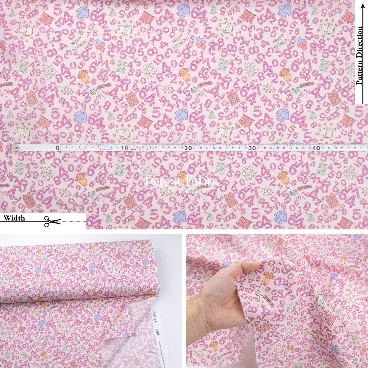Liberty of London (Cotton Tana Lawn Fabric) - Miffy COUNTING - FO:REST Fabric 布恩堂Liberty fabrictana lawnjapanese fabricykk zipper