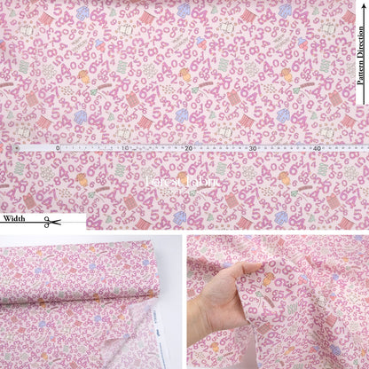 Liberty of London (Cotton Tana Lawn Fabric) - Miffy COUNTING - FO:REST Fabric 布恩堂Liberty fabrictana lawnjapanese fabricykk zipper