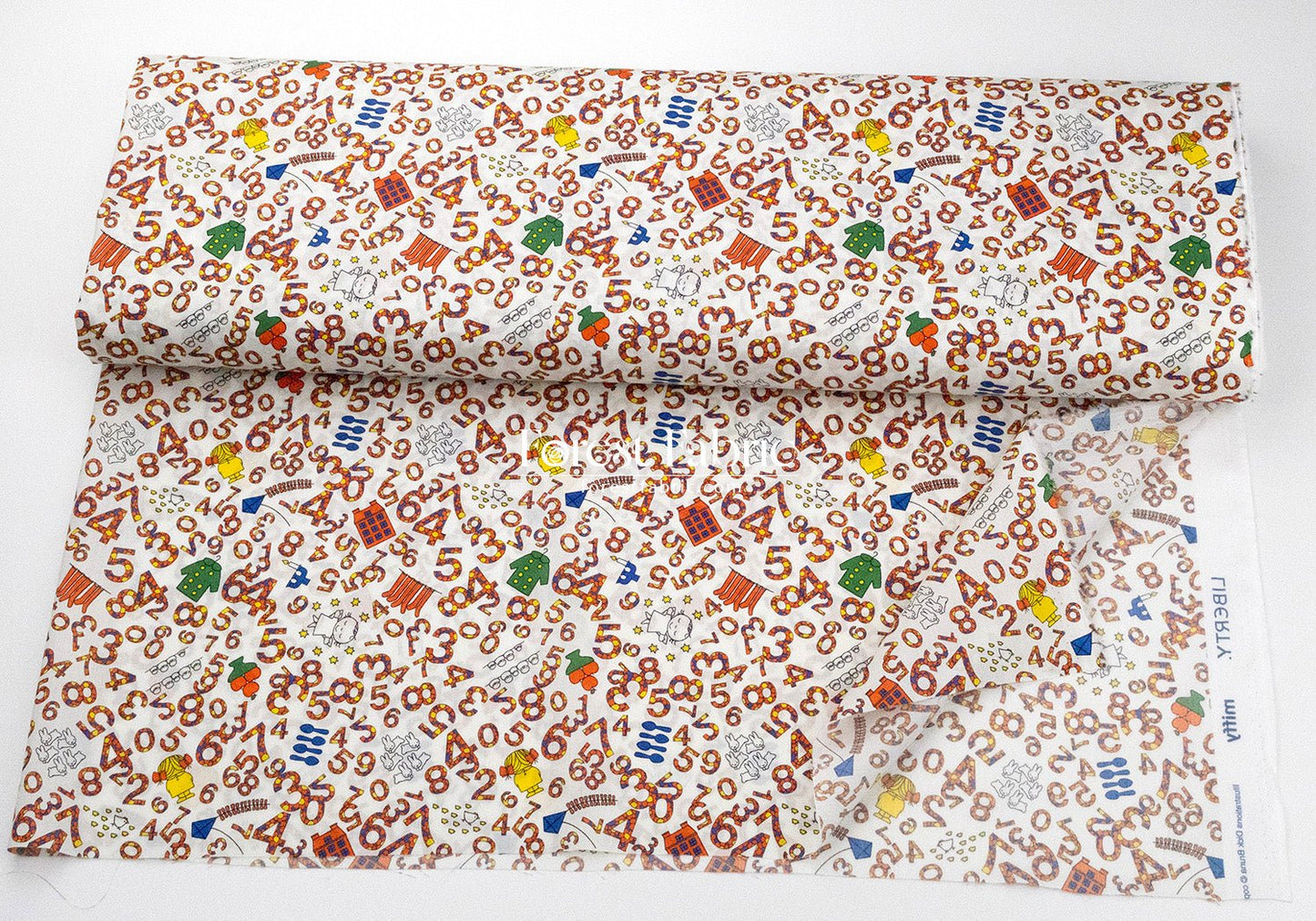 Liberty of London (Cotton Tana Lawn Fabric) - Miffy COUNTING - FO:REST Fabric 布恩堂Liberty fabrictana lawnjapanese fabricykk zipper