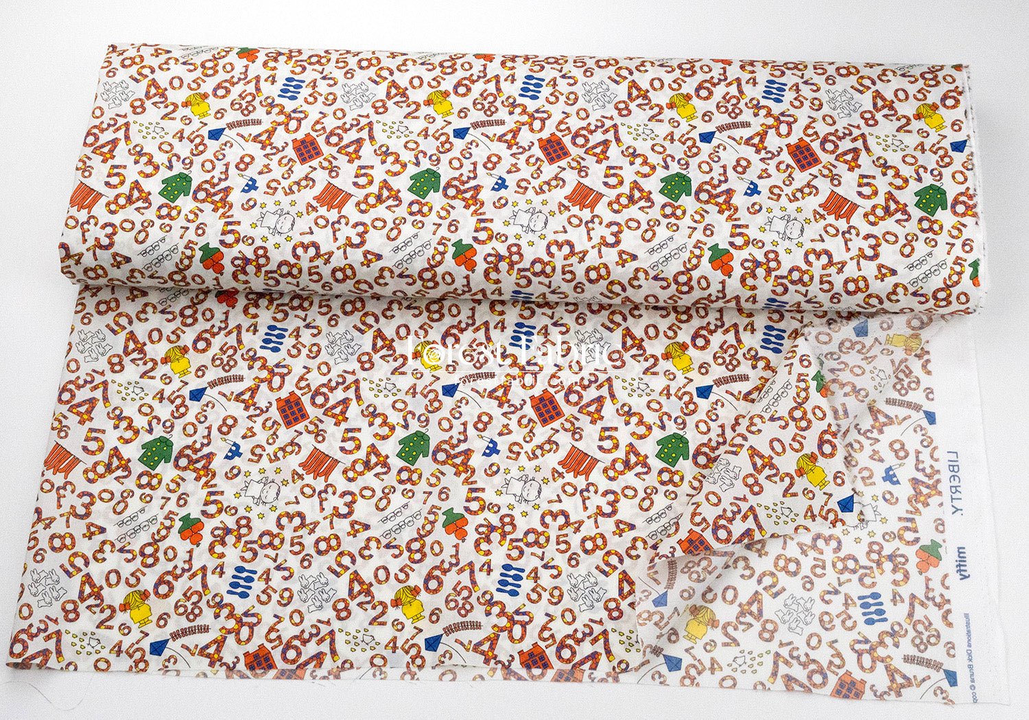 Liberty of London (Cotton Tana Lawn Fabric) - Miffy COUNTING - FO:REST Fabric 布恩堂Liberty fabrictana lawnjapanese fabricykk zipper