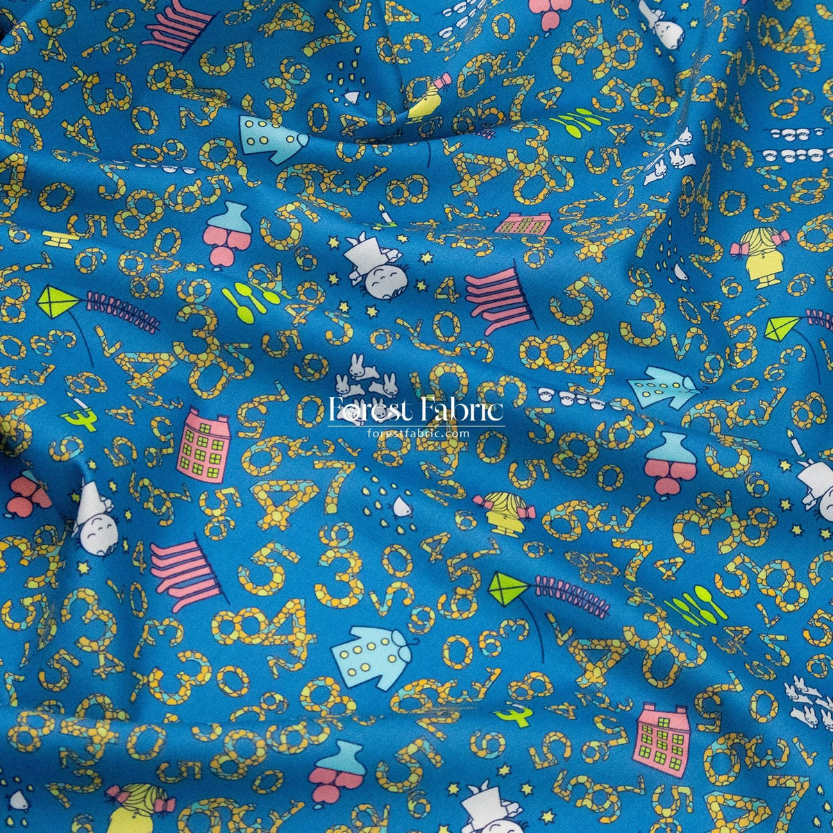Liberty of London (Cotton Tana Lawn Fabric) - Miffy COUNTING - FO:REST Fabric 布恩堂Liberty fabrictana lawnjapanese fabricykk zipper