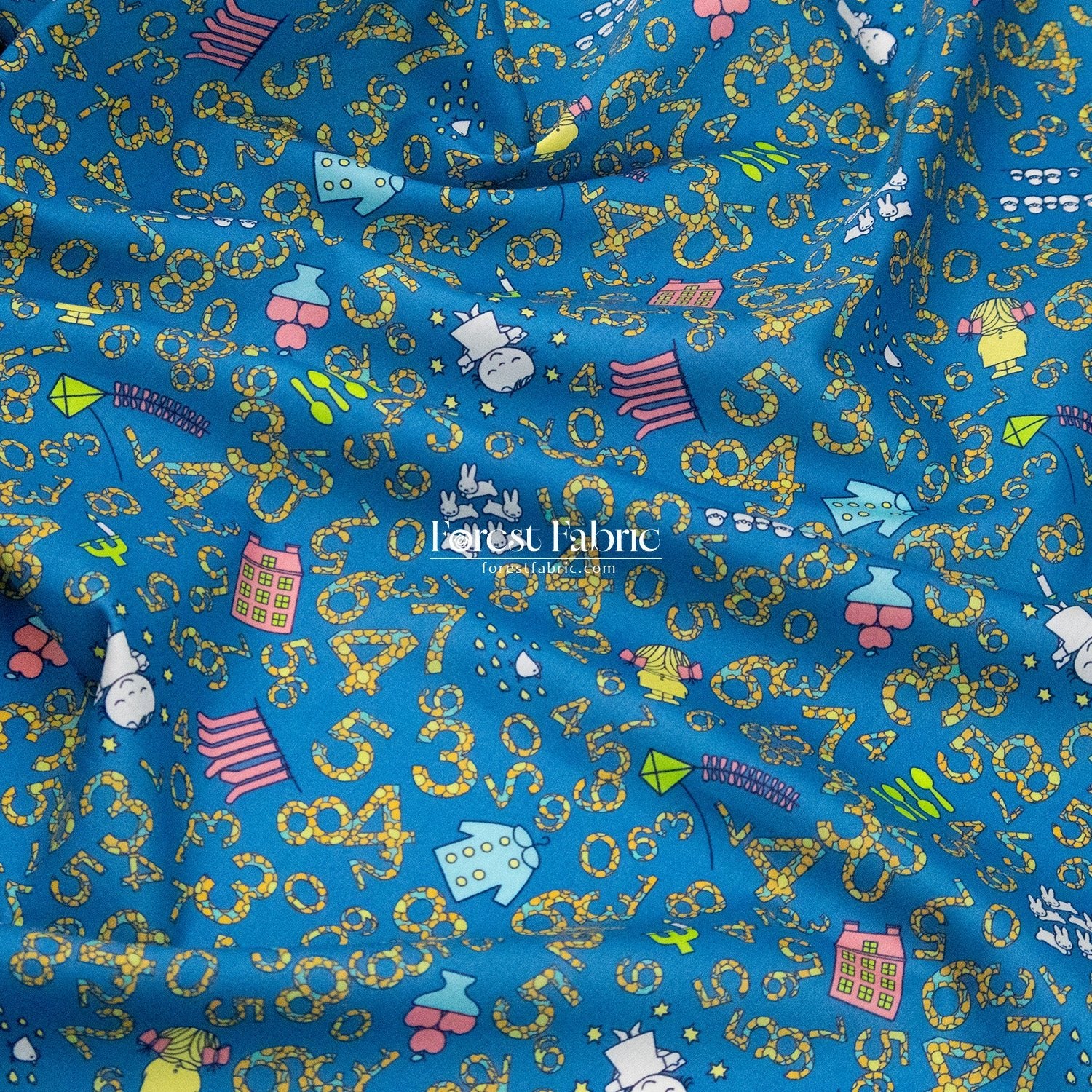 Liberty of London (Cotton Tana Lawn Fabric) - Miffy COUNTING - FO:REST Fabric 布恩堂Liberty fabrictana lawnjapanese fabricykk zipper