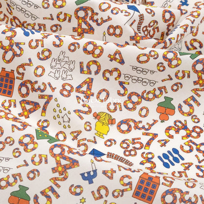 Liberty of London (Cotton Tana Lawn Fabric) - Miffy COUNTING - FO:REST Fabric 布恩堂Liberty fabrictana lawnjapanese fabricykk zipper