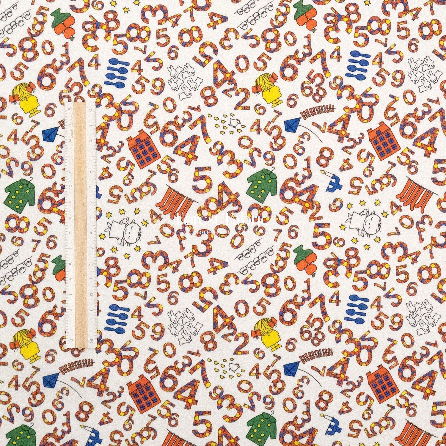 Liberty of London (Cotton Tana Lawn Fabric) - Miffy COUNTING - FO:REST Fabric 布恩堂Liberty fabrictana lawnjapanese fabricykk zipper