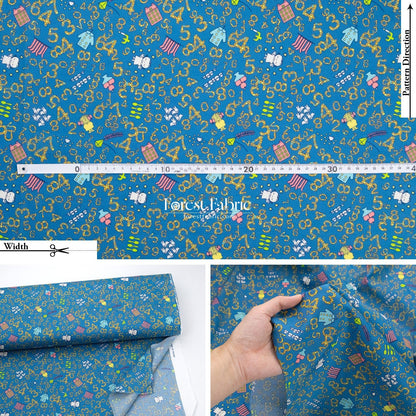 Liberty of London (Cotton Tana Lawn Fabric) - Miffy COUNTING - FO:REST Fabric 布恩堂Liberty fabrictana lawnjapanese fabricykk zipper