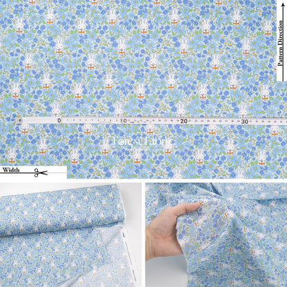 Liberty of London (Cotton Tana Lawn Fabric) - Miffy PRAIRIE DAY - FO:REST Fabric 布恩堂Liberty fabrictana lawnjapanese fabricykk zipper