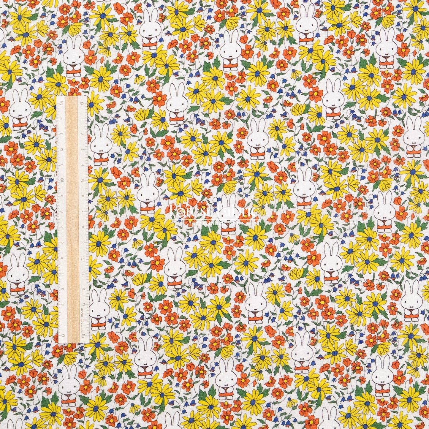 Liberty of London (Cotton Tana Lawn Fabric) - Miffy PRAIRIE DAY - FO:REST Fabric 布恩堂Liberty fabrictana lawnjapanese fabricykk zipper