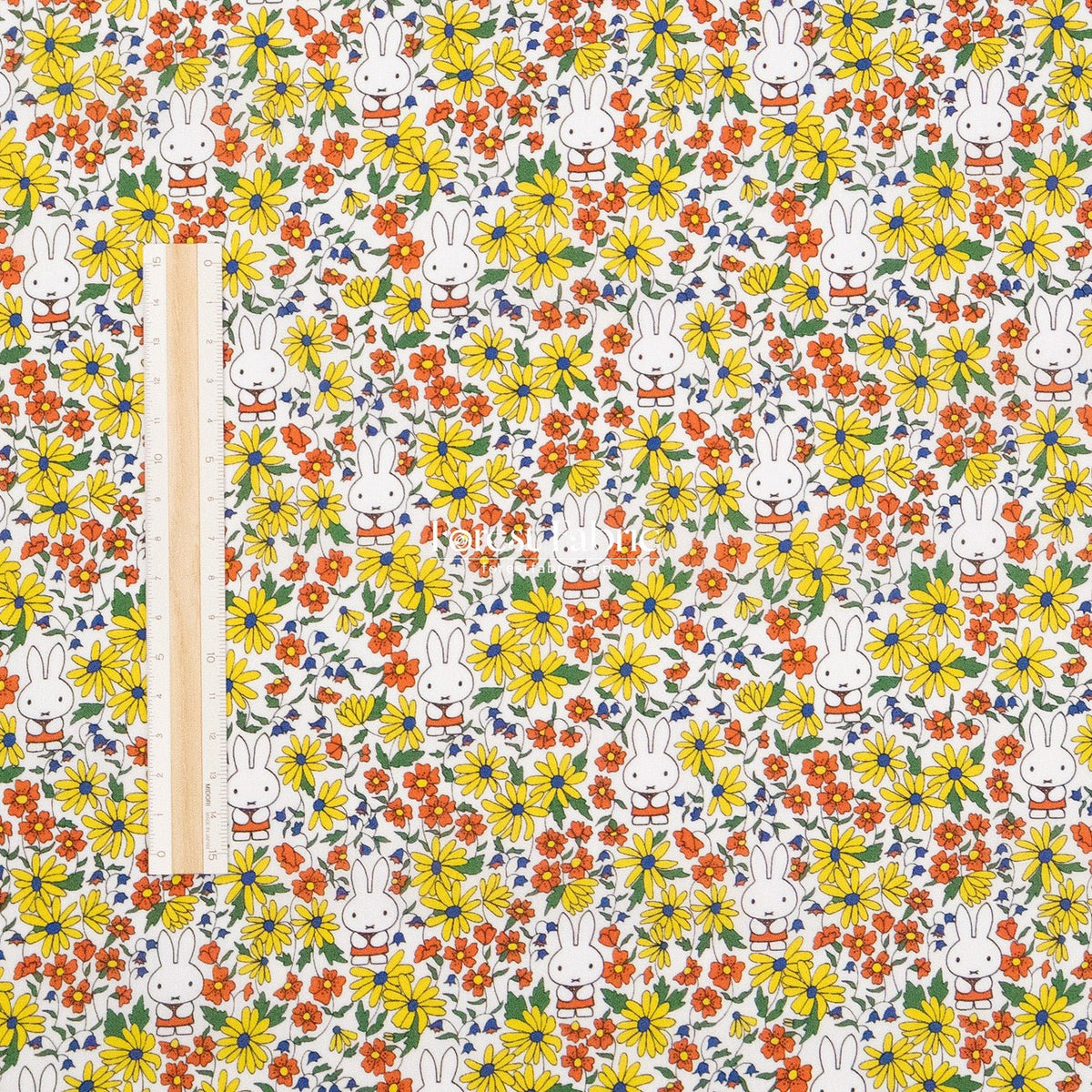 Liberty of London (Cotton Tana Lawn Fabric) - Miffy PRAIRIE DAY - FO:REST Fabric 布恩堂Liberty fabrictana lawnjapanese fabricykk zipper