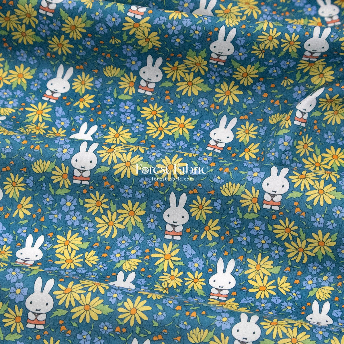 Liberty of London (Cotton Tana Lawn Fabric) - Miffy PRAIRIE DAY - FO:REST Fabric 布恩堂Liberty fabrictana lawnjapanese fabricykk zipper