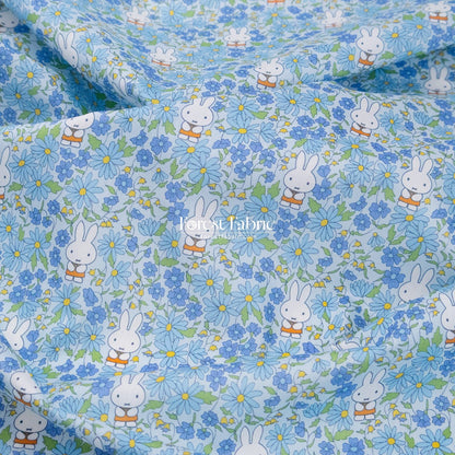 Liberty of London (Cotton Tana Lawn Fabric) - Miffy PRAIRIE DAY - FO:REST Fabric 布恩堂Liberty fabrictana lawnjapanese fabricykk zipper