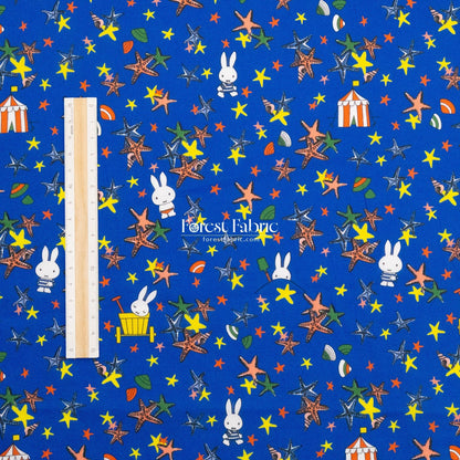 Liberty of London (Cotton Tana Lawn Fabric) - Miffy SEASIDE ESCAPE - FO:REST Fabric 布恩堂Liberty fabrictana lawnjapanese fabricykk zipper