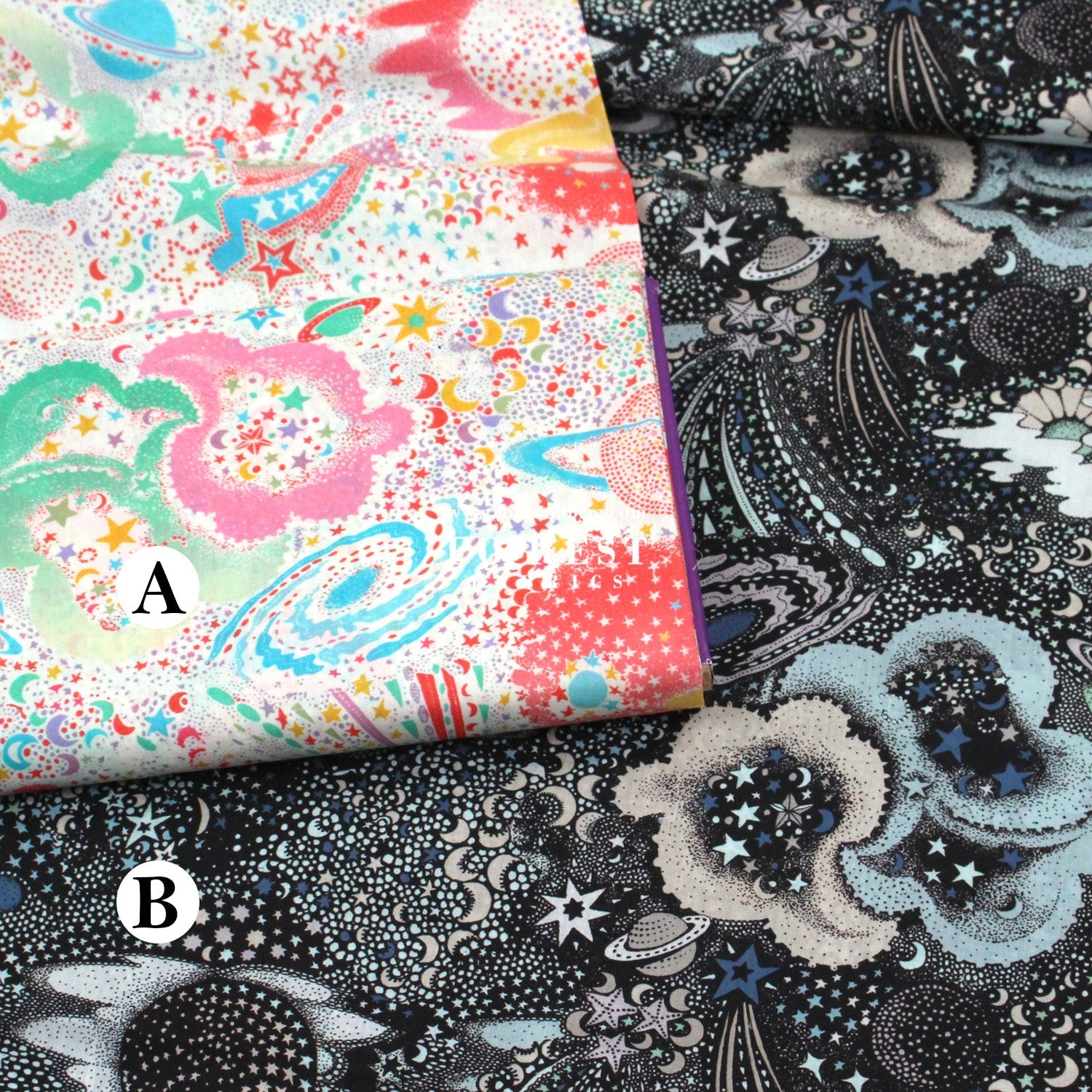 Liberty of London (Cotton Tana Lawn Fabric) - Milky way - FO:REST Fabric 布恩堂Liberty fabrictana lawnjapanese fabricykk zipper