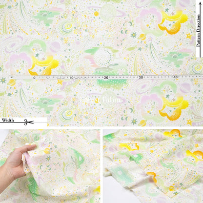 Liberty of London (Cotton Tana Lawn Fabric) - Milky Way - FO:REST Fabric 布恩堂Liberty fabrictana lawnjapanese fabricykk zipper