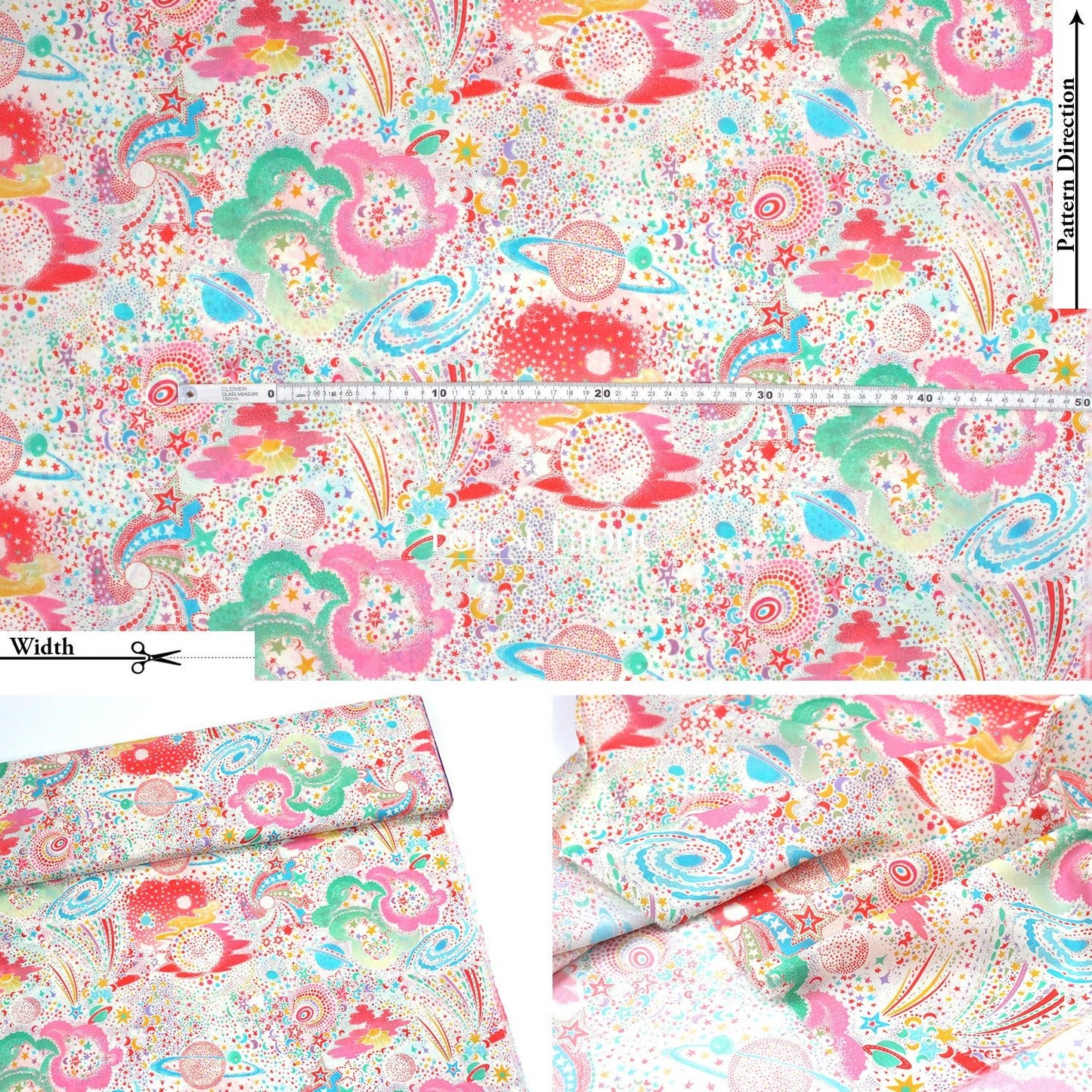 Liberty of London (Cotton Tana Lawn Fabric) - Milky Way - FO:REST Fabric 布恩堂Liberty fabrictana lawnjapanese fabricykk zipper