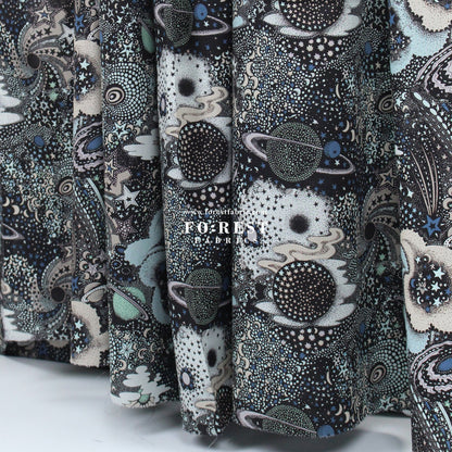 Liberty of London (Cotton Tana Lawn Fabric) - Milky way - FO:REST Fabric 布恩堂Liberty fabrictana lawnjapanese fabricykk zipper